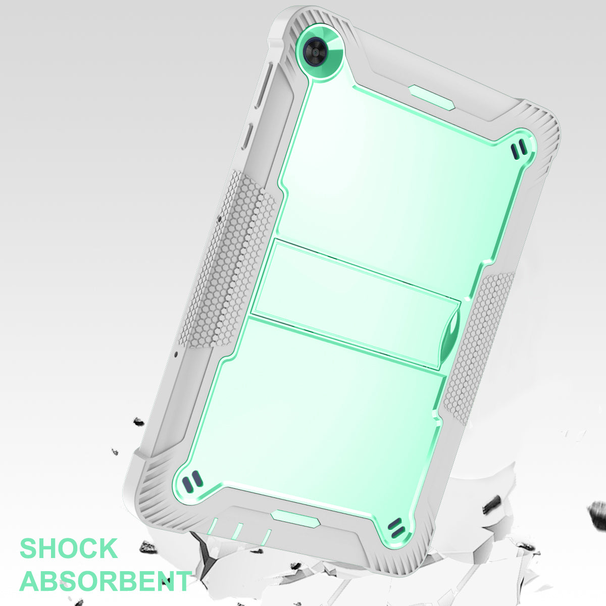 For Huawei MatePad T 10S 10.1 inch / T 10 9.7 inch Shockproof Tablet Shell Kickstand Silicone + PC Dustproof Cover Case