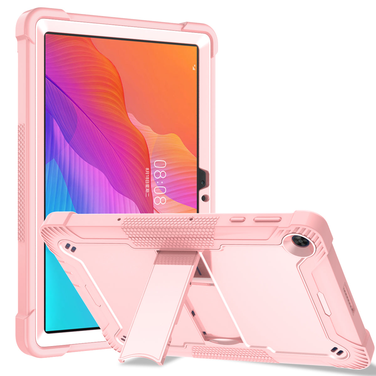 For Huawei MatePad T 10S 10.1 inch / T 10 9.7 inch Shockproof Tablet Shell Kickstand Silicone + PC Dustproof Cover Case