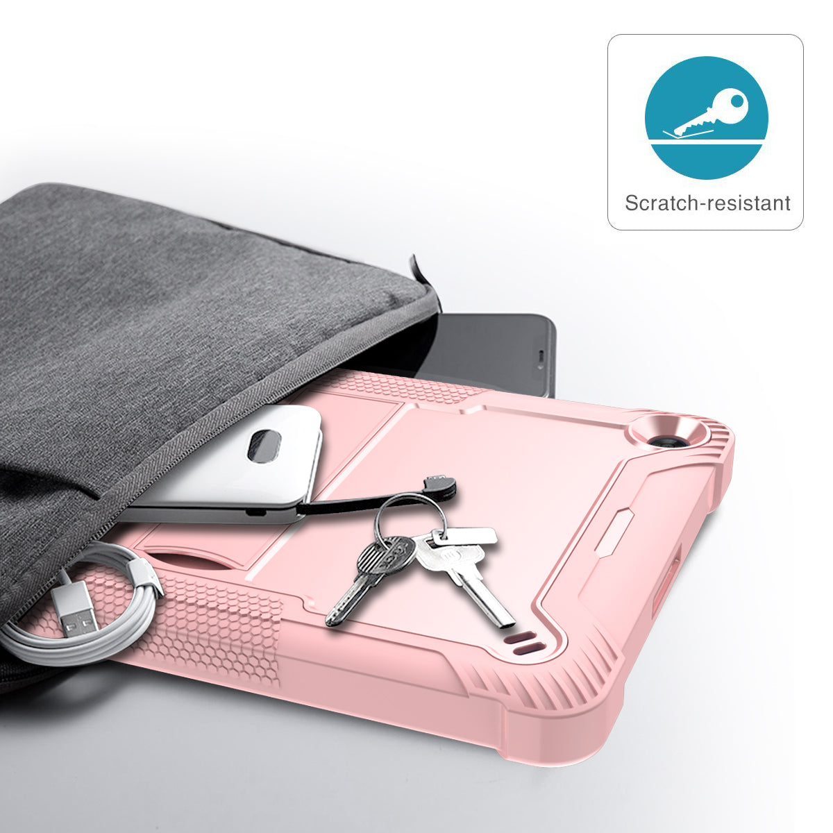 For Huawei MatePad T 10S 10.1 inch / T 10 9.7 inch Shockproof Tablet Shell Kickstand Silicone + PC Dustproof Cover Case