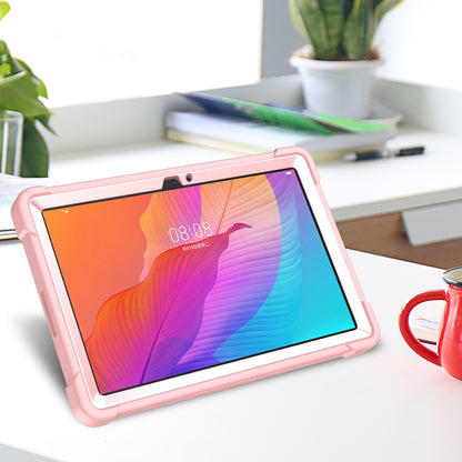 For Huawei MatePad T 10S 10.1 inch / T 10 9.7 inch Shockproof Tablet Shell Kickstand Silicone + PC Dustproof Cover Case