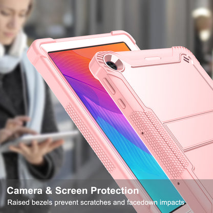 For Huawei MatePad T 10S 10.1 inch / T 10 9.7 inch Shockproof Tablet Shell Kickstand Silicone + PC Dustproof Cover Case