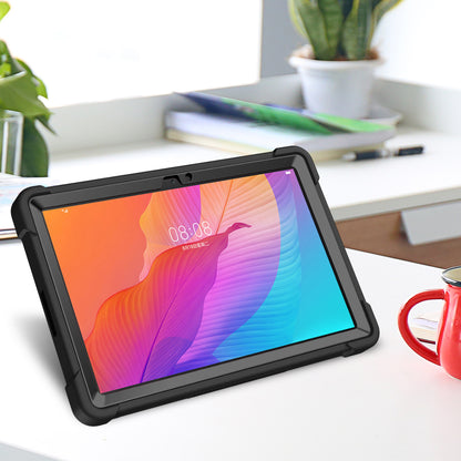 For Huawei MatePad T 10S 10.1 inch / T 10 9.7 inch Shockproof Tablet Shell Kickstand Silicone + PC Dustproof Cover Case
