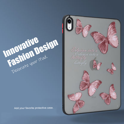 For iPad 10.9 (2022) Soft TPU Tablet Case Pattern Printing Skin-touch Back Cover