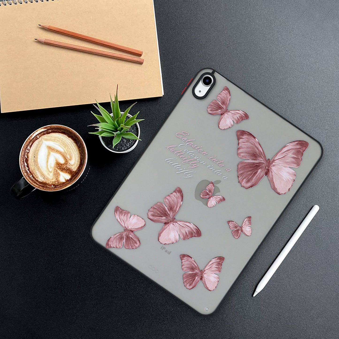 For iPad 10.9 (2022) Soft TPU Tablet Case Pattern Printing Skin-touch Back Cover