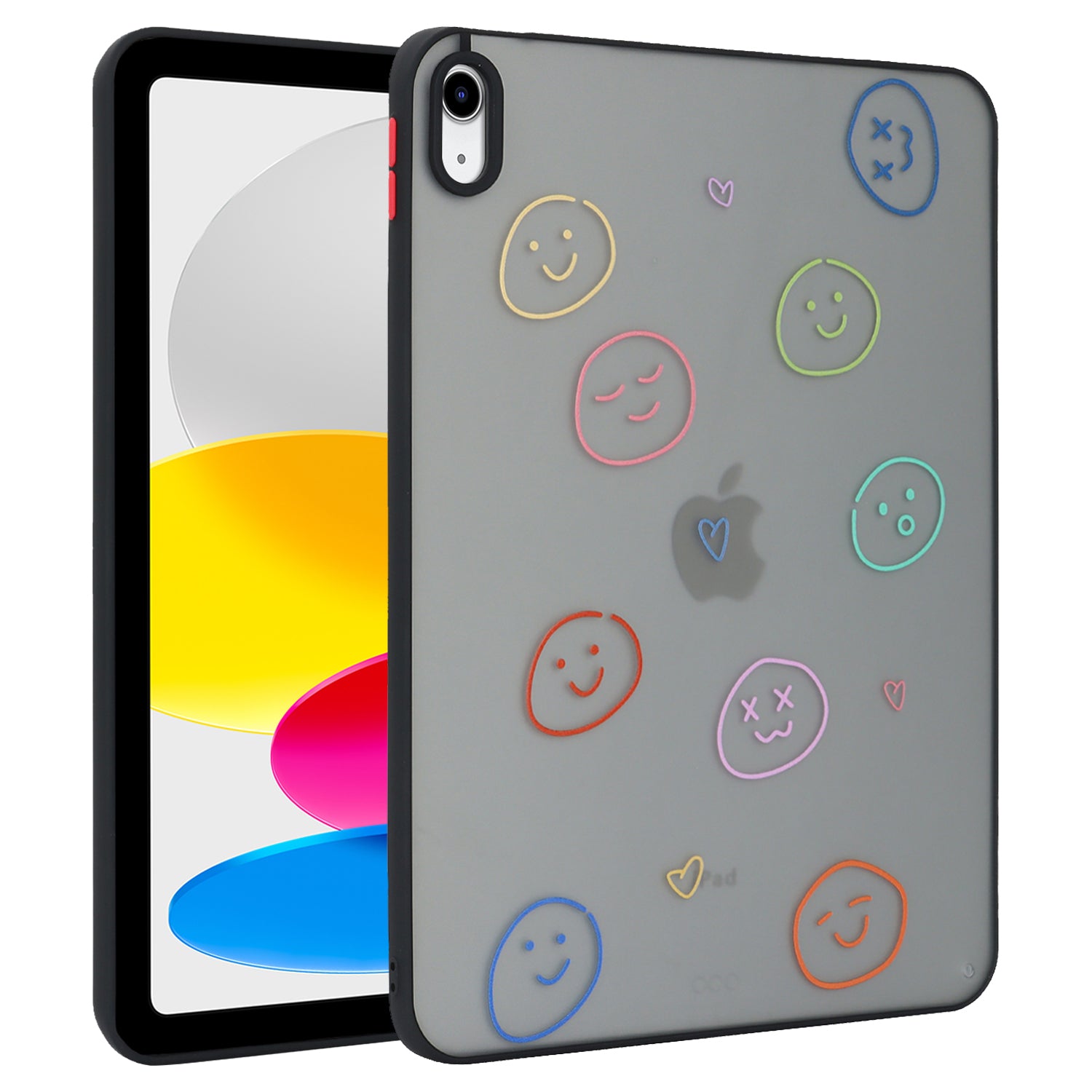 For iPad 10.9 (2022) Soft TPU Tablet Case Pattern Printing Skin-touch Back Cover