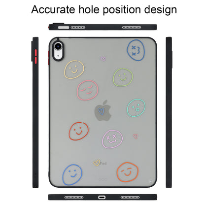 For iPad 10.9 (2022) Soft TPU Tablet Case Pattern Printing Skin-touch Back Cover