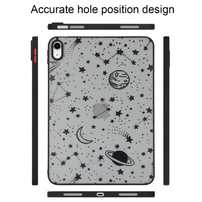 For iPad 10.9 (2022) Soft TPU Tablet Case Pattern Printing Skin-touch Back Cover