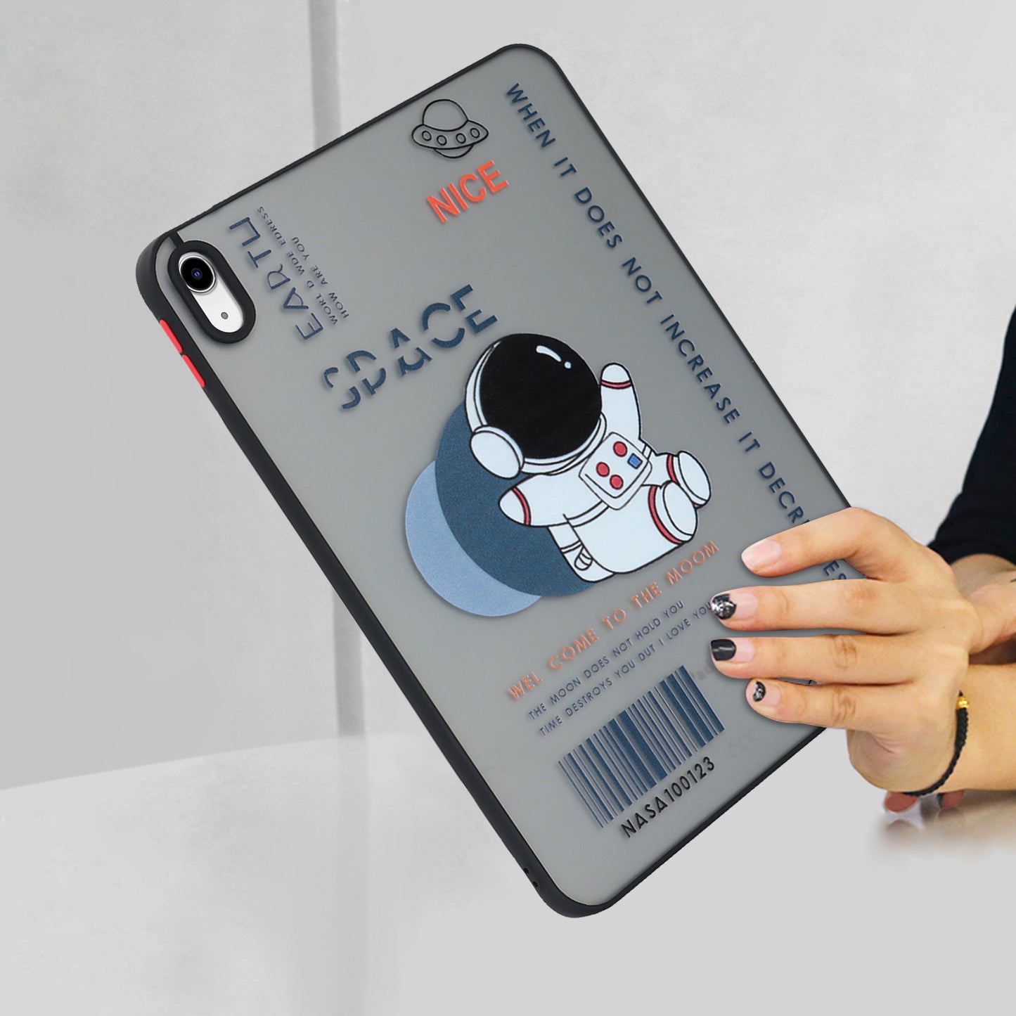 For iPad 10.9 (2022) Soft TPU Tablet Case Pattern Printing Skin-touch Back Cover