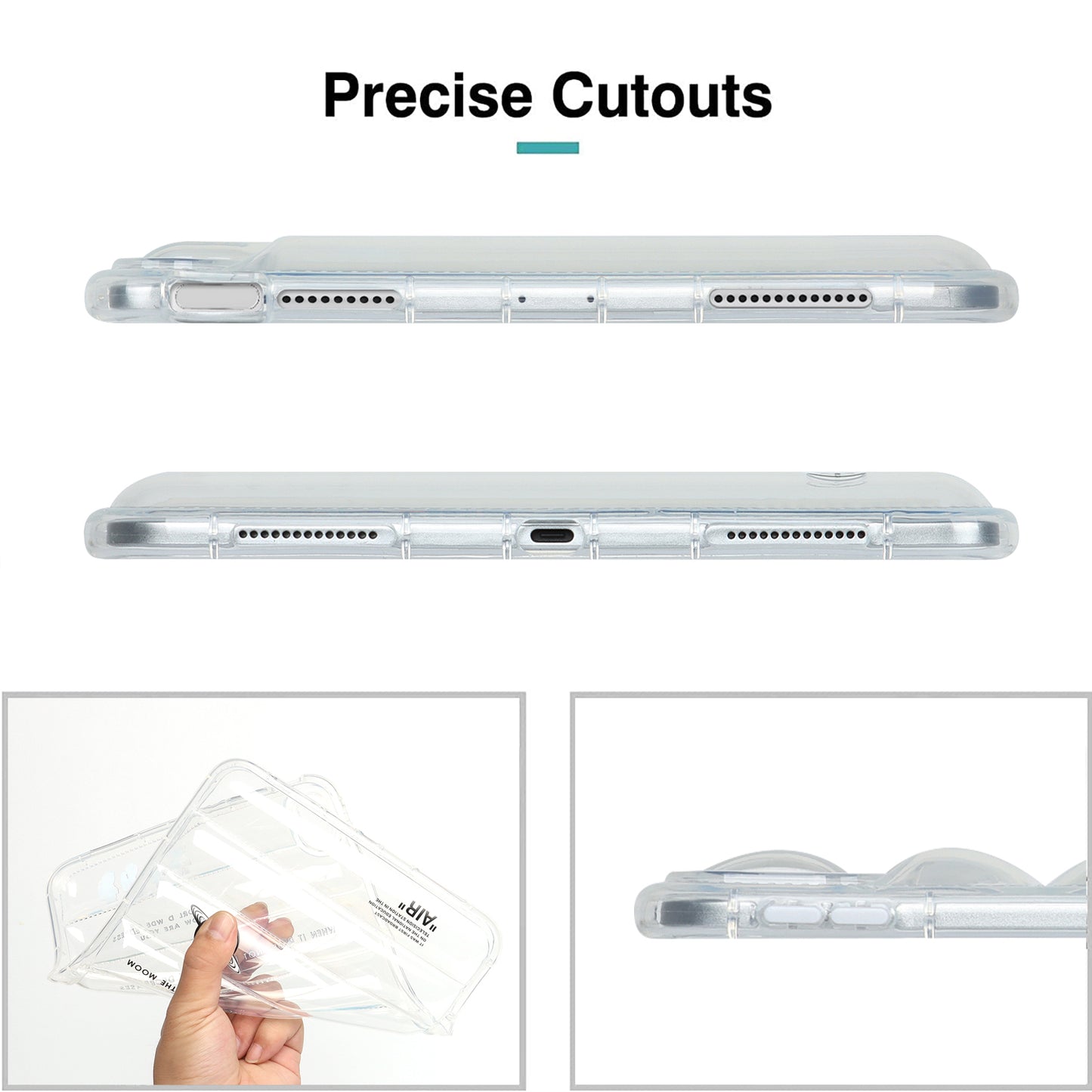 For iPad 10.9 (2022) Soft TPU Pattern Tablet Case Down Jacket Design Air Cushion Shockproof Cover