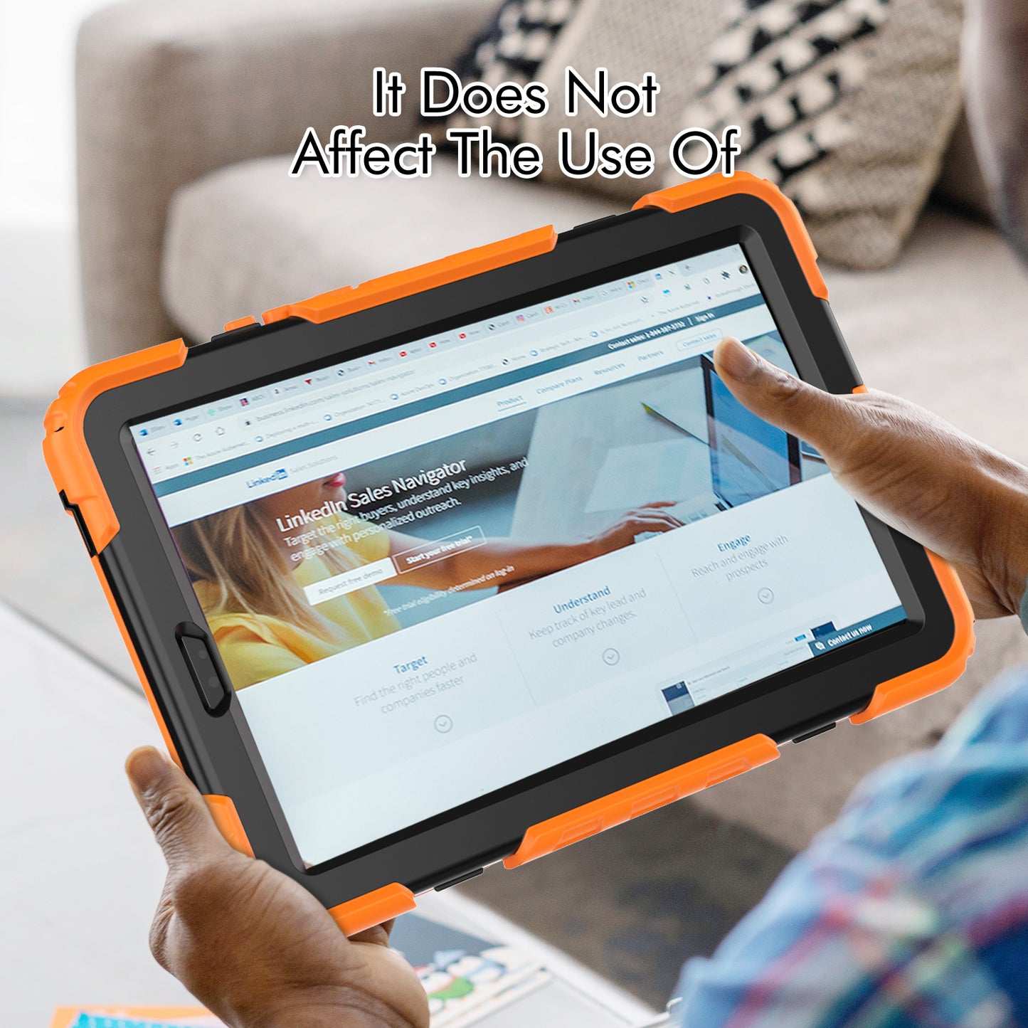 Kickstand Tablet Case for Lenovo Tab M9 / K9 9 TB310 2023 Hand Strap Silicone+PC Tablet Cover with Shoulder Strap PET Screen Film