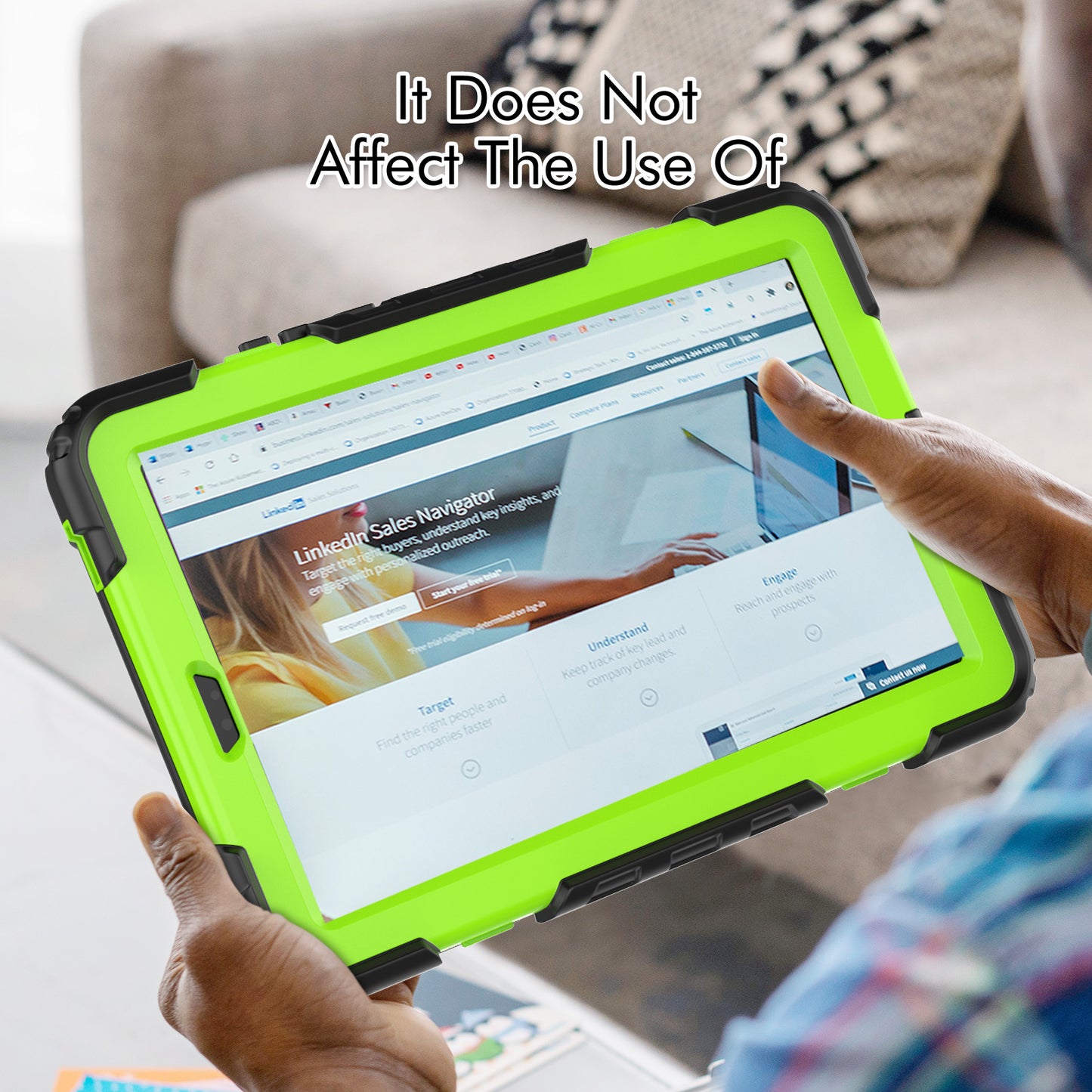 Kickstand Tablet Case for Lenovo Tab M9 / K9 9 TB310 2023 Hand Strap Silicone+PC Tablet Cover with Shoulder Strap PET Screen Film