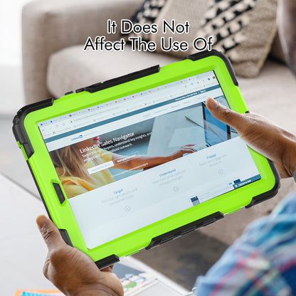 Kickstand Tablet Case for Lenovo Tab M9 / K9 9 TB310 2023 Hand Strap Silicone+PC Tablet Cover with Shoulder Strap PET Screen Film