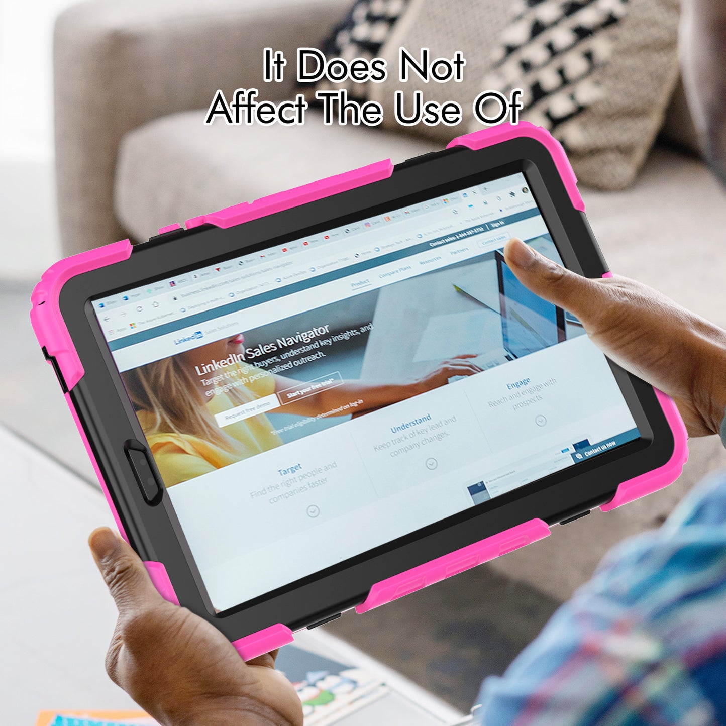 Kickstand Tablet Case for Lenovo Tab M9 / K9 9 TB310 2023 Hand Strap Silicone+PC Tablet Cover with Shoulder Strap PET Screen Film