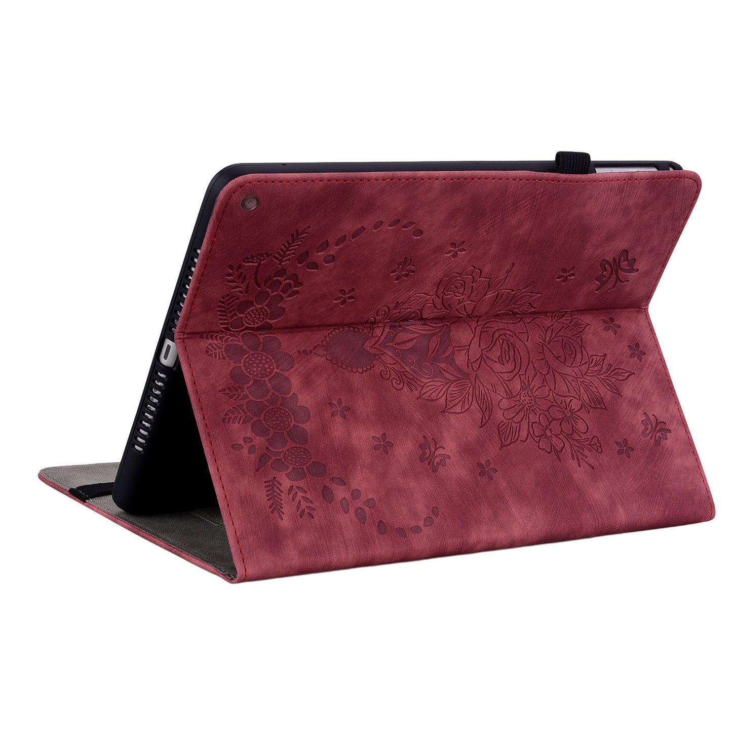 Tablet Cover for Amazon Fire HD 10 (2021) / HD 10 Plus (2021) Auto Wake / Sleep Imprinted PU Leather Stand Case