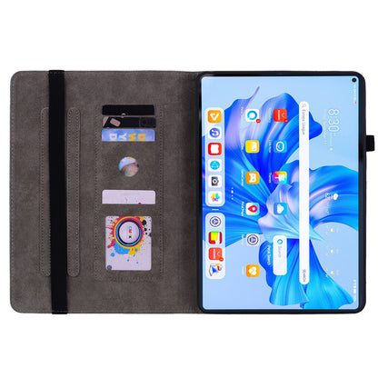For Huawei MatePad Pro 11 (2022) PU Leather Folio Flip Card Holder Shell Imprinted Tablet Stand Case
