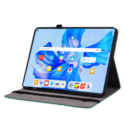 For Huawei MatePad Pro 11 (2022) PU Leather Folio Flip Card Holder Shell Imprinted Tablet Stand Case