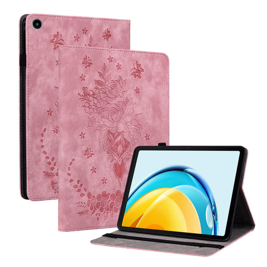For Huawei MatePad SE 10.4-inch Anti-Dust Tablet Case PU Leather+TPU Shell Imprinted Design Stand Cover