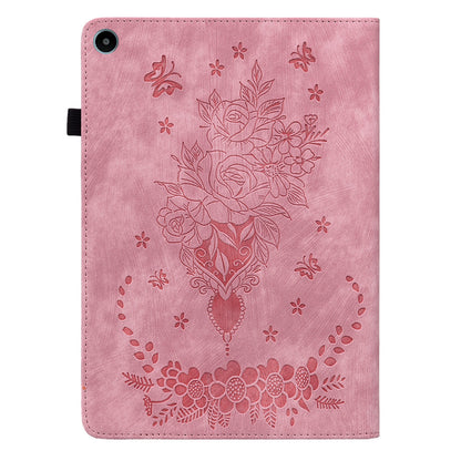 For Huawei MatePad SE 10.4-inch Anti-Dust Tablet Case PU Leather+TPU Shell Imprinted Design Stand Cover