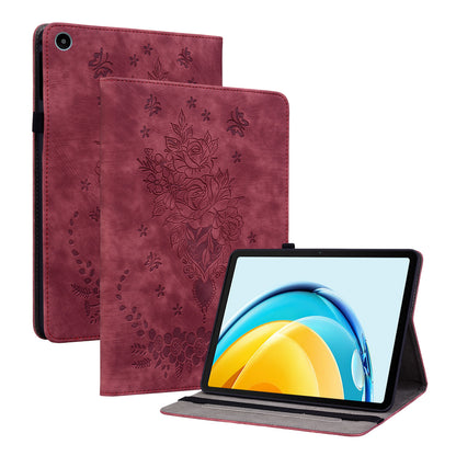 For Huawei MatePad SE 10.4-inch Anti-Dust Tablet Case PU Leather+TPU Shell Imprinted Design Stand Cover