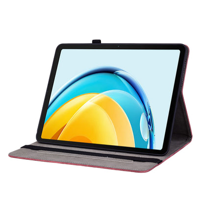 For Huawei MatePad SE 10.4-inch Anti-Dust Tablet Case PU Leather+TPU Shell Imprinted Design Stand Cover