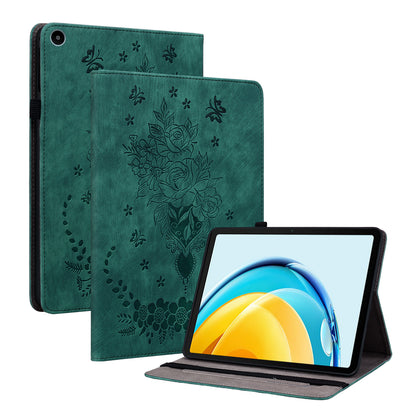 For Huawei MatePad SE 10.4-inch Anti-Dust Tablet Case PU Leather+TPU Shell Imprinted Design Stand Cover
