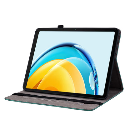 For Huawei MatePad SE 10.4-inch Anti-Dust Tablet Case PU Leather+TPU Shell Imprinted Design Stand Cover