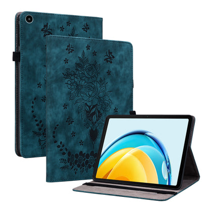 For Huawei MatePad SE 10.4-inch Anti-Dust Tablet Case PU Leather+TPU Shell Imprinted Design Stand Cover