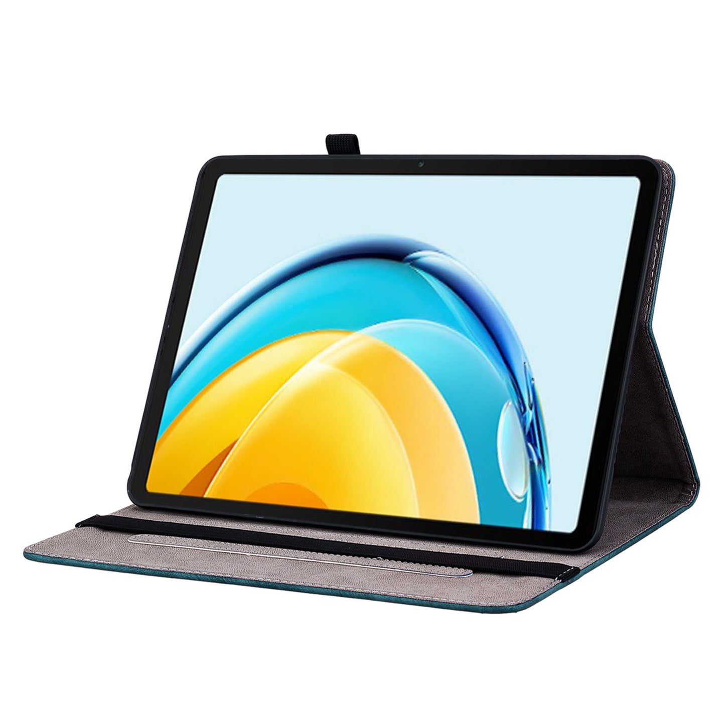 For Huawei MatePad SE 10.4-inch Anti-Dust Tablet Case PU Leather+TPU Shell Imprinted Design Stand Cover