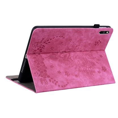For Huawei MatePad Pro 10.8 (2021) Imprinted Stand PU Leather Tablet Cover Protective Case