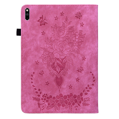 For Huawei MatePad Pro 10.8 (2021) Imprinted Stand PU Leather Tablet Cover Protective Case