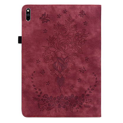 For Huawei MatePad Pro 10.8 (2021) Imprinted Stand PU Leather Tablet Cover Protective Case
