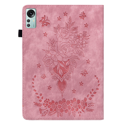 Tablet Stand Case for Xiaomi Pad 5 Pro 12.4 (2022) , Imprinted PU Leather Card Slots Tablet Cover
