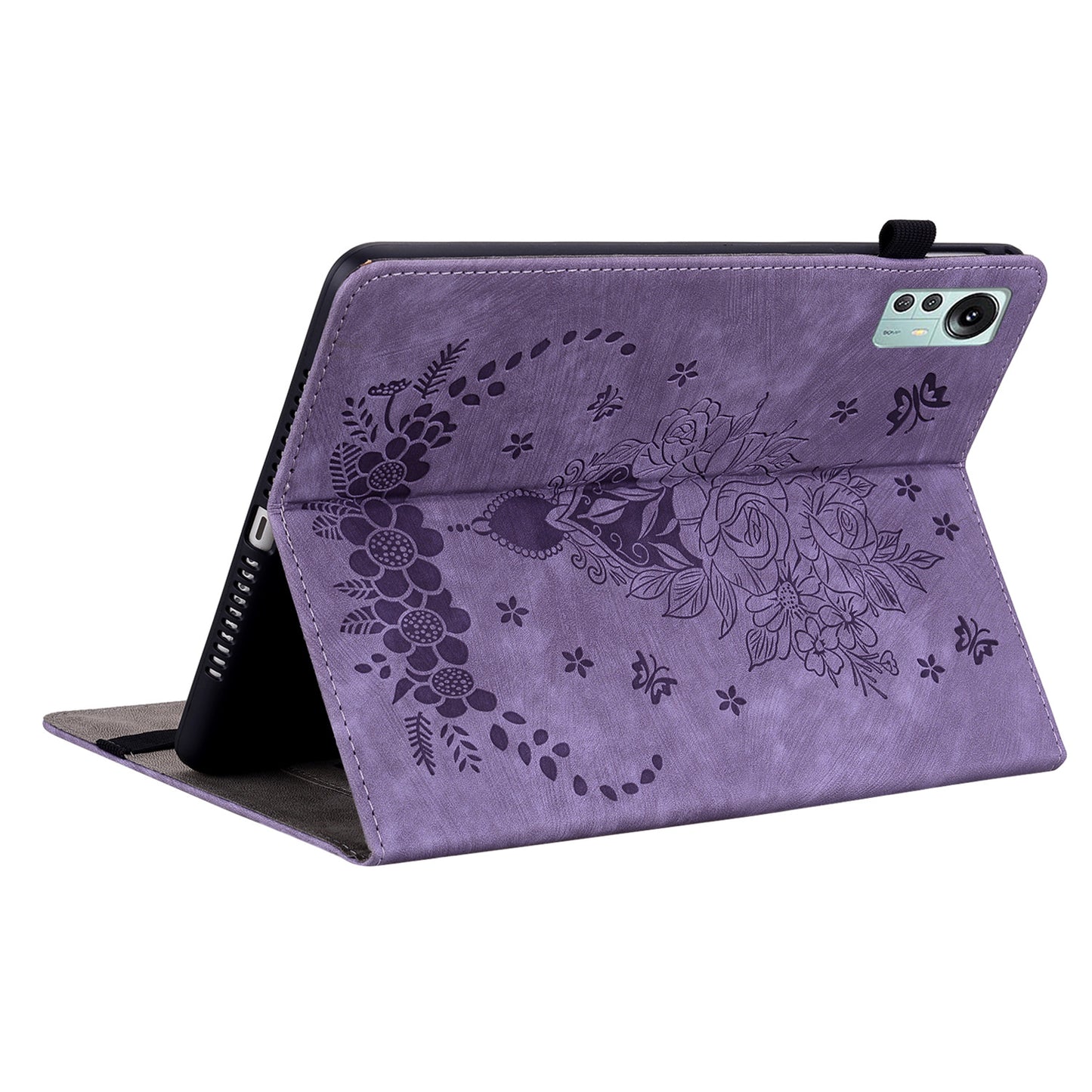 Tablet Stand Case for Xiaomi Pad 5 Pro 12.4 (2022) , Imprinted PU Leather Card Slots Tablet Cover