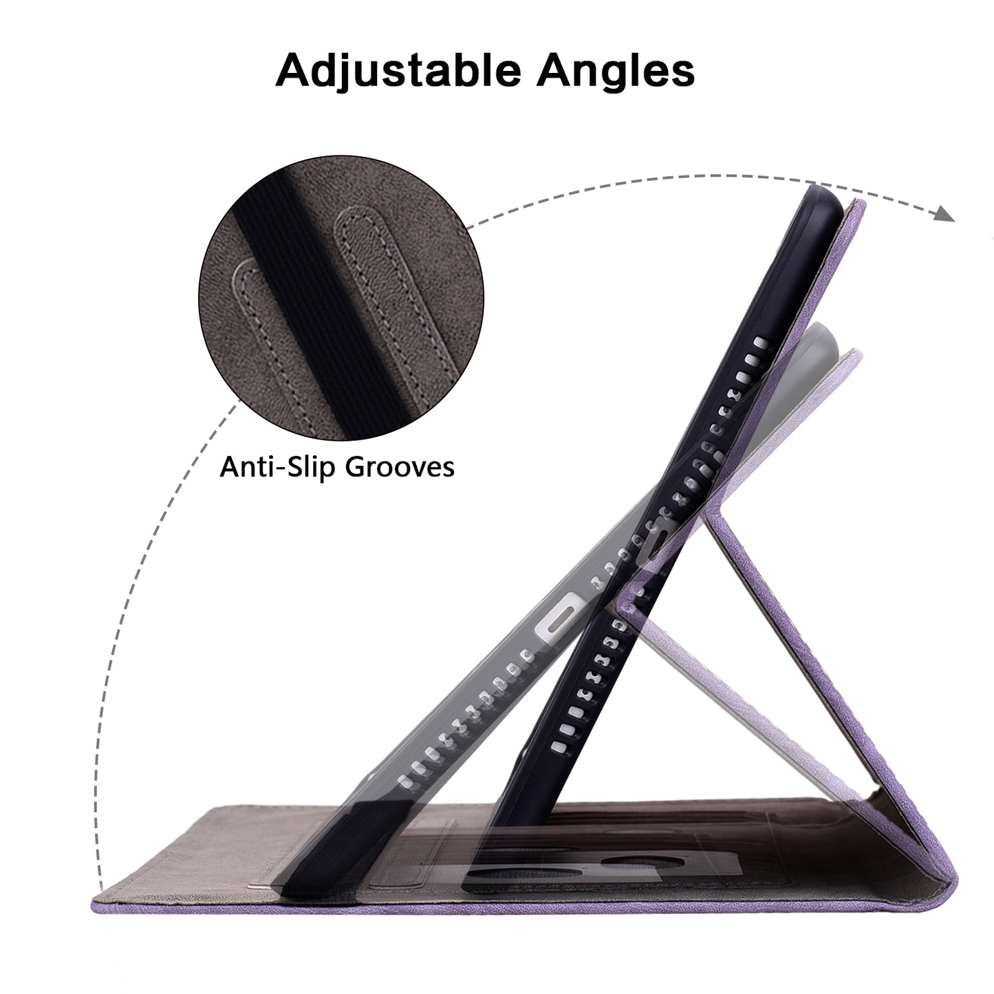 Tablet Stand Case for Xiaomi Pad 5 Pro 12.4 (2022) , Imprinted PU Leather Card Slots Tablet Cover
