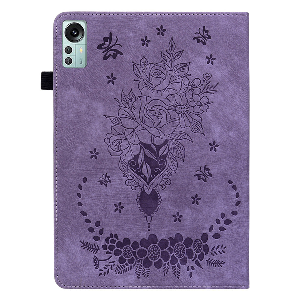 Tablet Stand Case for Xiaomi Pad 5 Pro 12.4 (2022) , Imprinted PU Leather Card Slots Tablet Cover