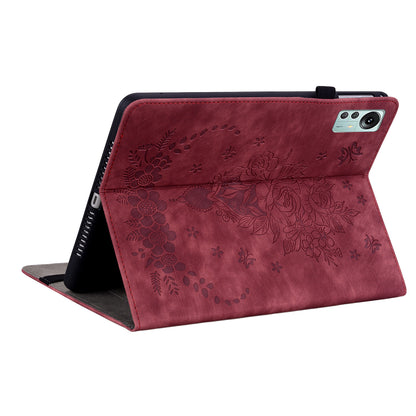 Tablet Stand Case for Xiaomi Pad 5 Pro 12.4 (2022) , Imprinted PU Leather Card Slots Tablet Cover