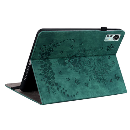 Tablet Stand Case for Xiaomi Pad 5 Pro 12.4 (2022) , Imprinted PU Leather Card Slots Tablet Cover