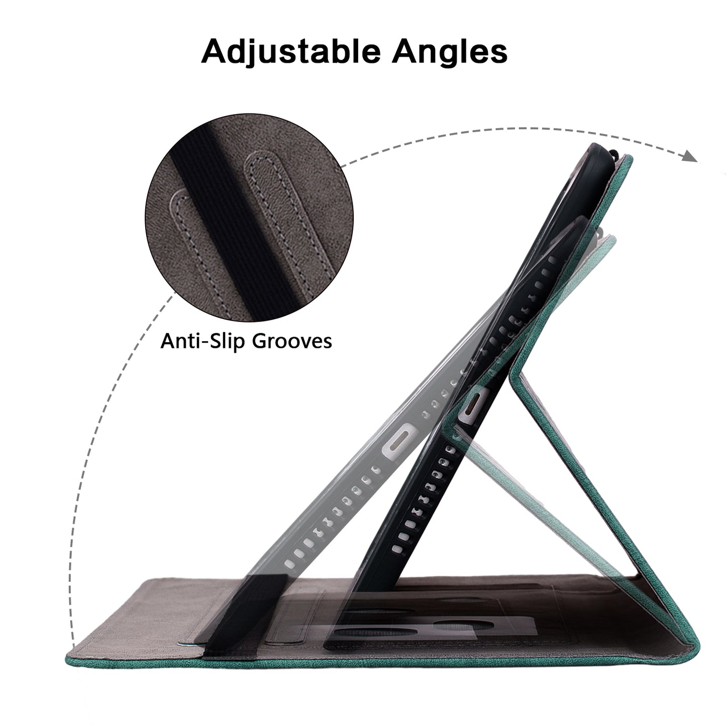 Tablet Stand Case for Xiaomi Pad 5 Pro 12.4 (2022) , Imprinted PU Leather Card Slots Tablet Cover