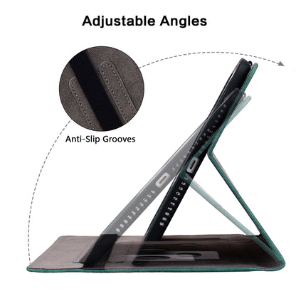 Tablet Stand Case for Xiaomi Pad 5 Pro 12.4 (2022) , Imprinted PU Leather Card Slots Tablet Cover