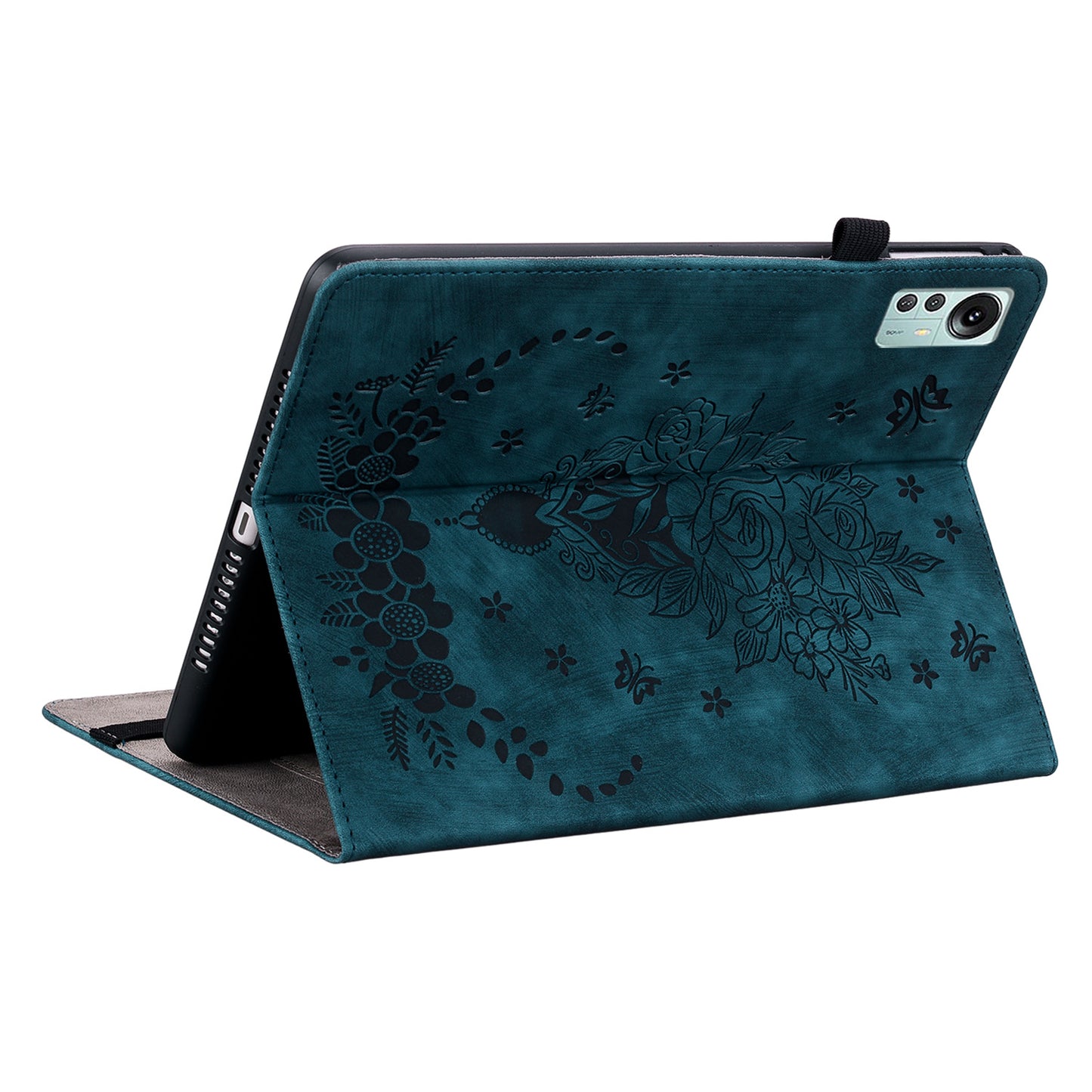 Tablet Stand Case for Xiaomi Pad 5 Pro 12.4 (2022) , Imprinted PU Leather Card Slots Tablet Cover