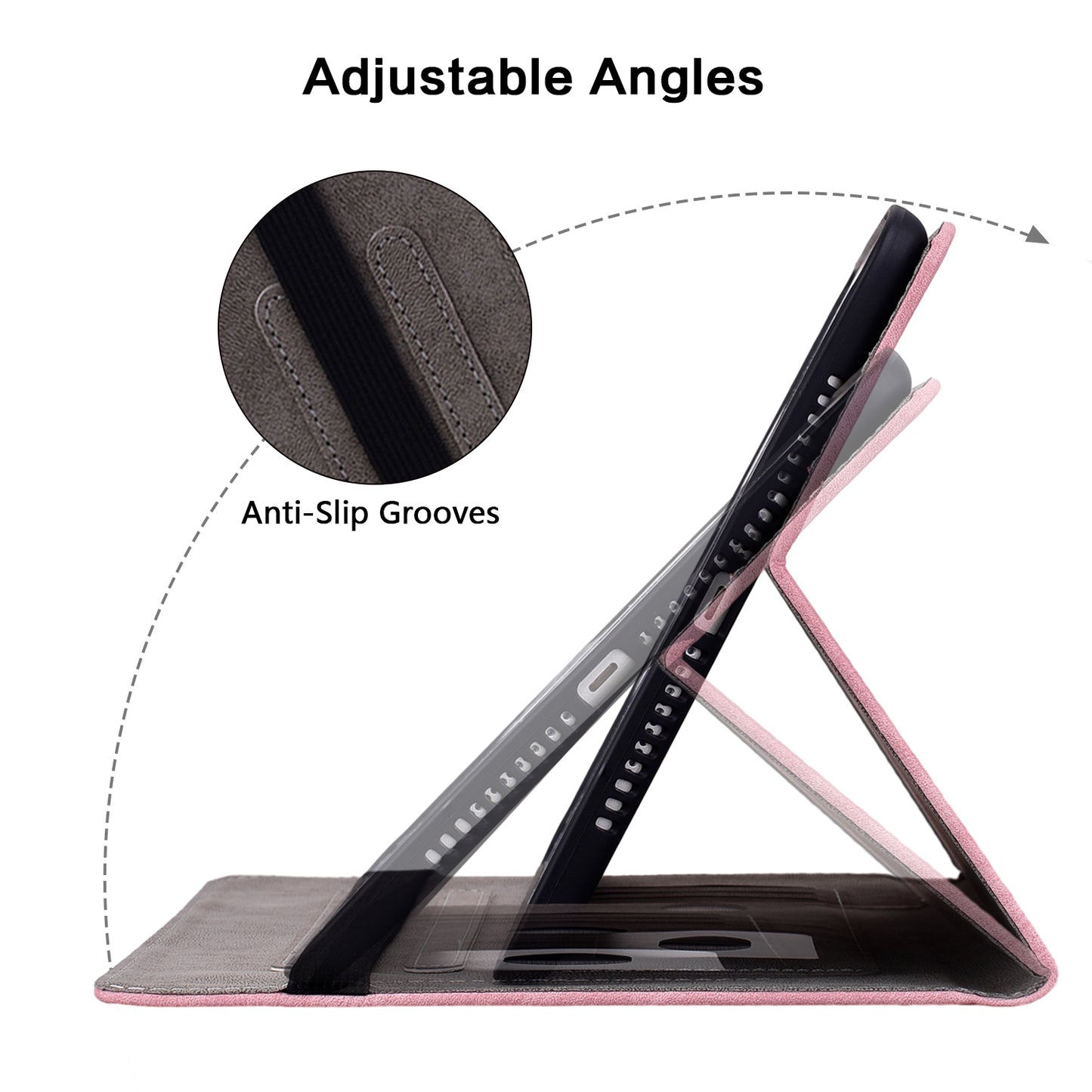 Tablet Leather Case for Samsung Galaxy Tab S7 / S8 , Card Slots Stand Imprinted Tablet Cover