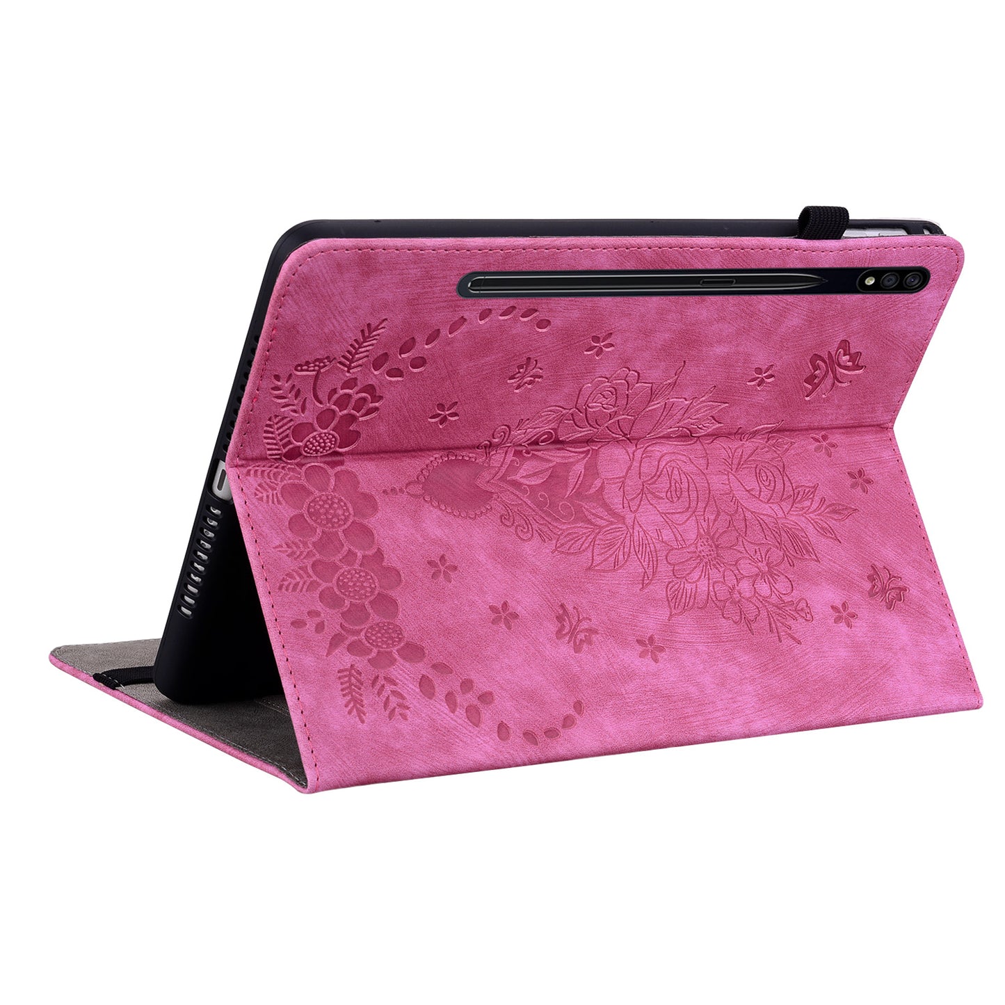 Tablet Leather Case for Samsung Galaxy Tab S7 / S8 , Card Slots Stand Imprinted Tablet Cover