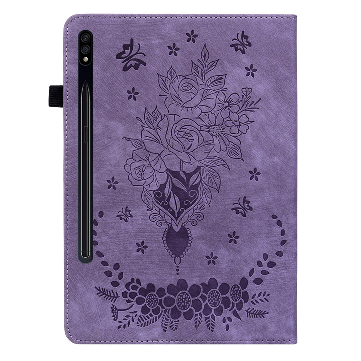 Tablet Leather Case for Samsung Galaxy Tab S7 / S8 , Card Slots Stand Imprinted Tablet Cover