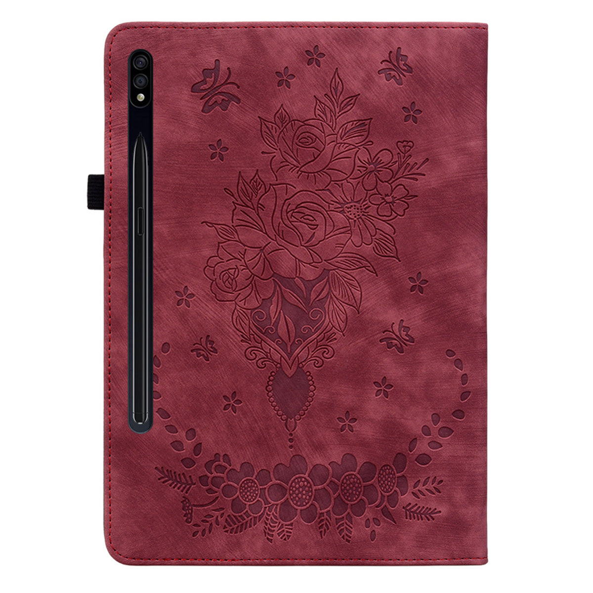 Tablet Leather Case for Samsung Galaxy Tab S7 / S8 , Card Slots Stand Imprinted Tablet Cover