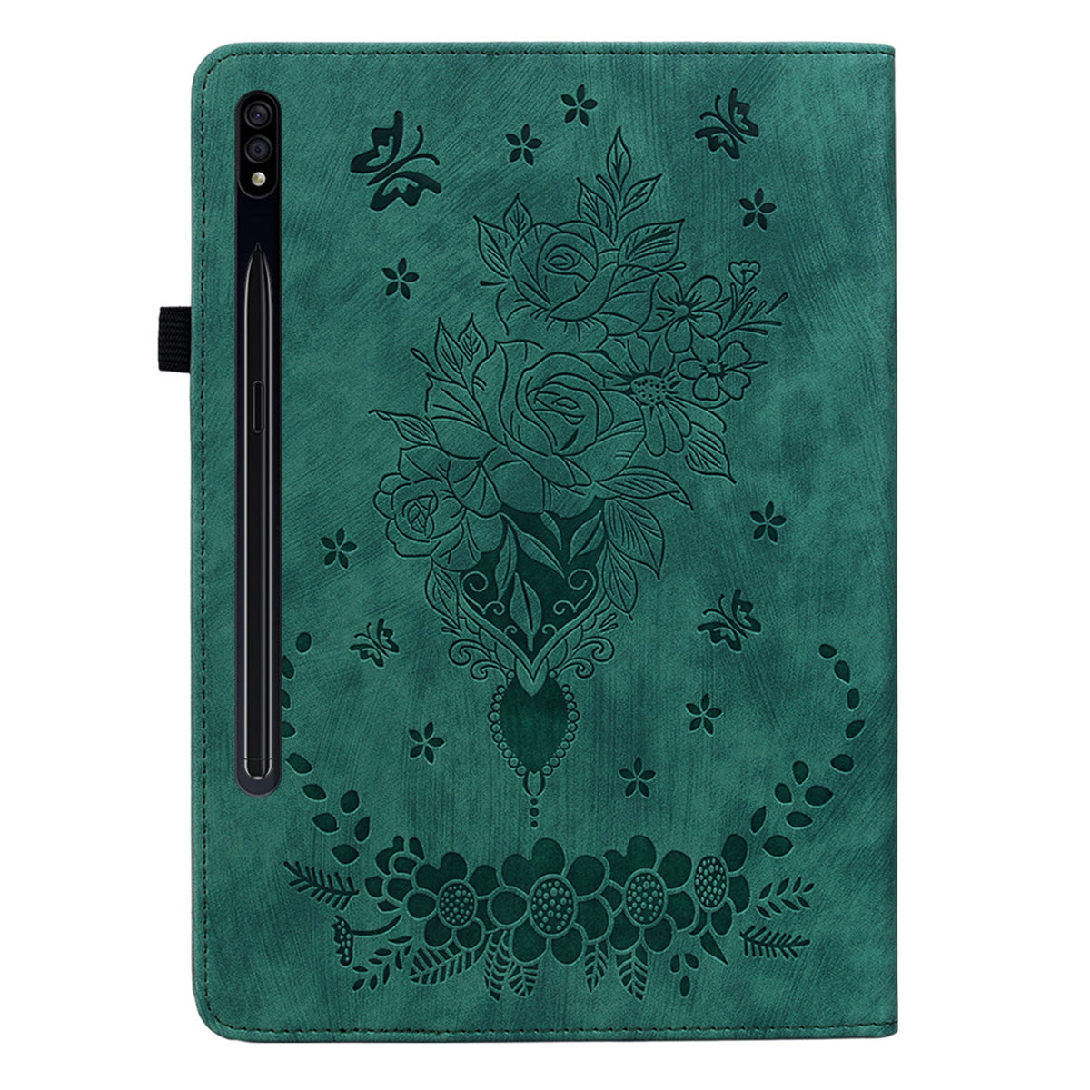 Tablet Leather Case for Samsung Galaxy Tab S7 / S8 , Card Slots Stand Imprinted Tablet Cover