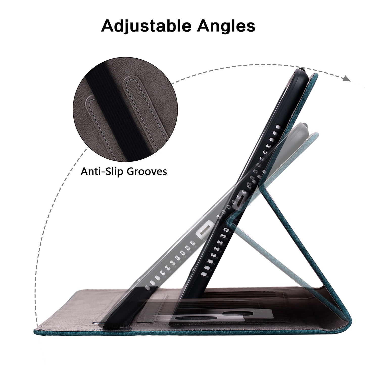 Tablet Leather Case for Samsung Galaxy Tab S7 / S8 , Card Slots Stand Imprinted Tablet Cover