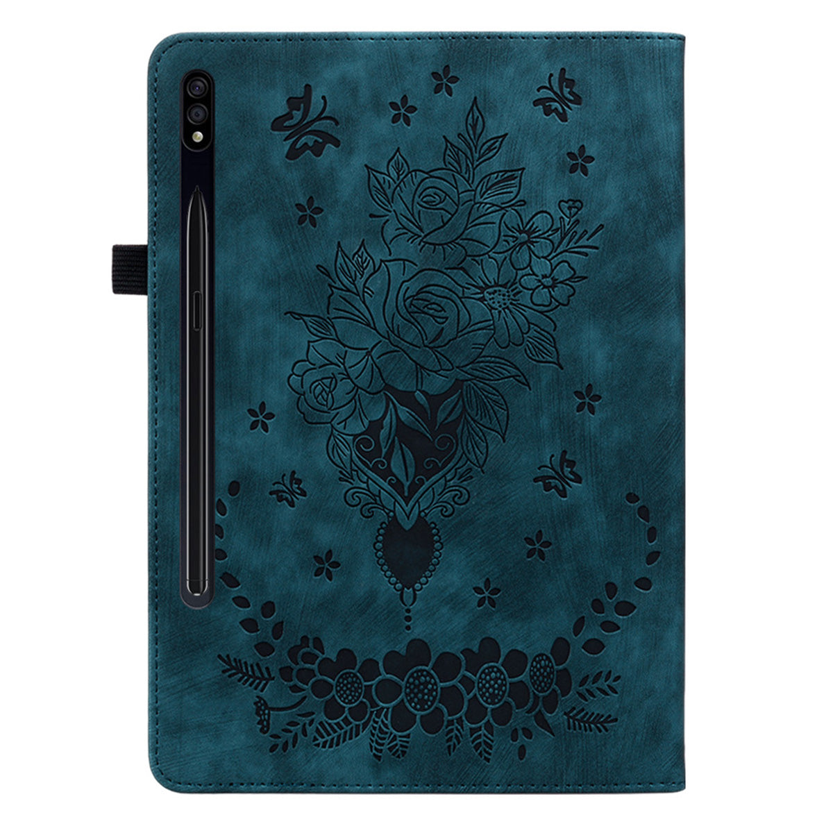 Tablet Leather Case for Samsung Galaxy Tab S7 / S8 , Card Slots Stand Imprinted Tablet Cover