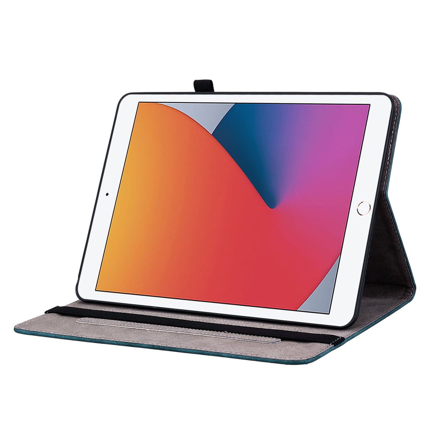For iPad 10.2 (2019) / (2020) / (2021) / iPad Air 10.5 inch (2019) Smart Tablet Case PU Leather Stand Imprinted Cover