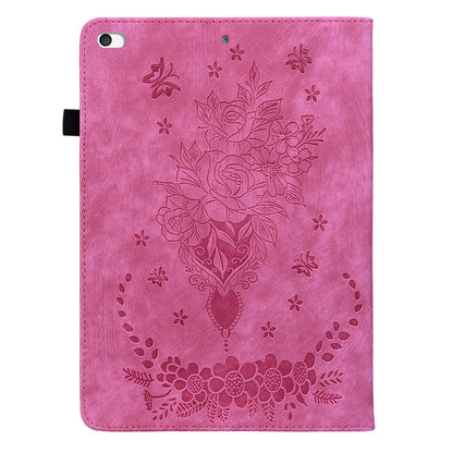 For iPad Mini / Mini 2 / mini 3 / mini 4 / mini (2019) 7.9 inch PU Leather Card Holder Stand Case Imprinted Tablet Anti-drop Cover