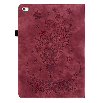 For iPad Mini / Mini 2 / mini 3 / mini 4 / mini (2019) 7.9 inch PU Leather Card Holder Stand Case Imprinted Tablet Anti-drop Cover
